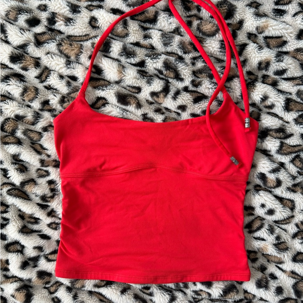Red Halter Top